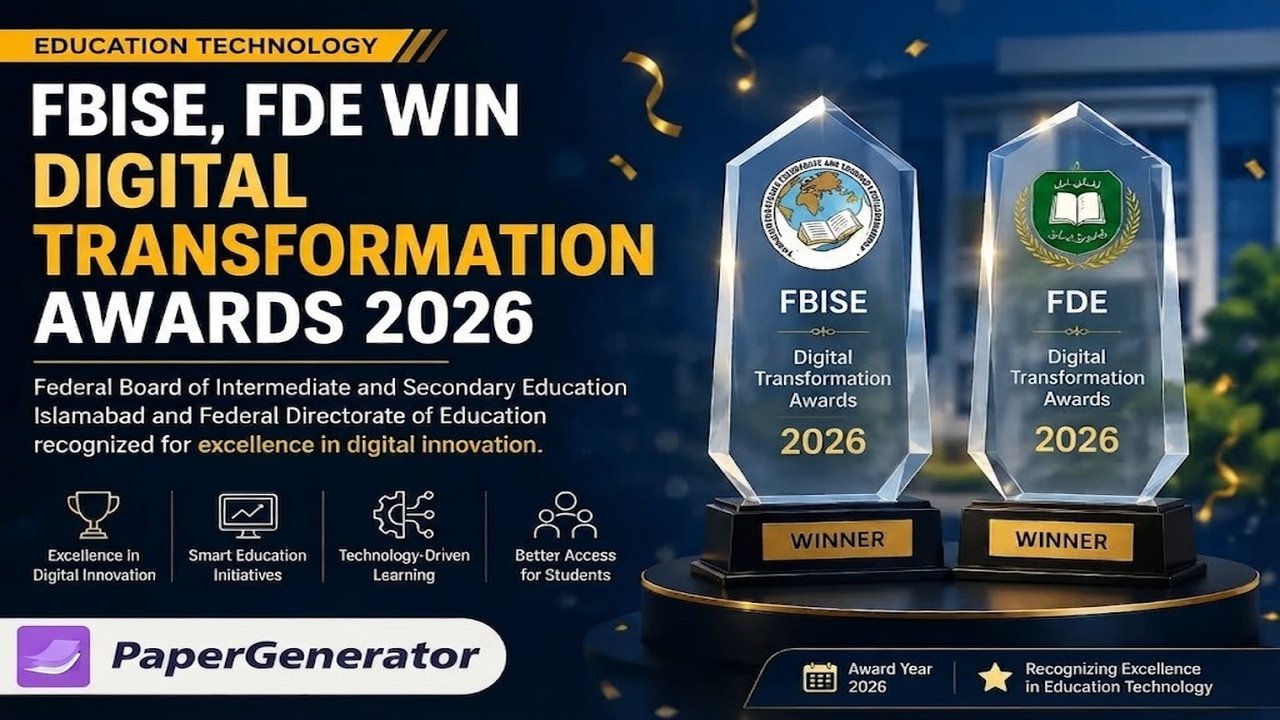 FBISE and FDE Digital Transformation Awards 2026 for digital education innovation in Pakistan